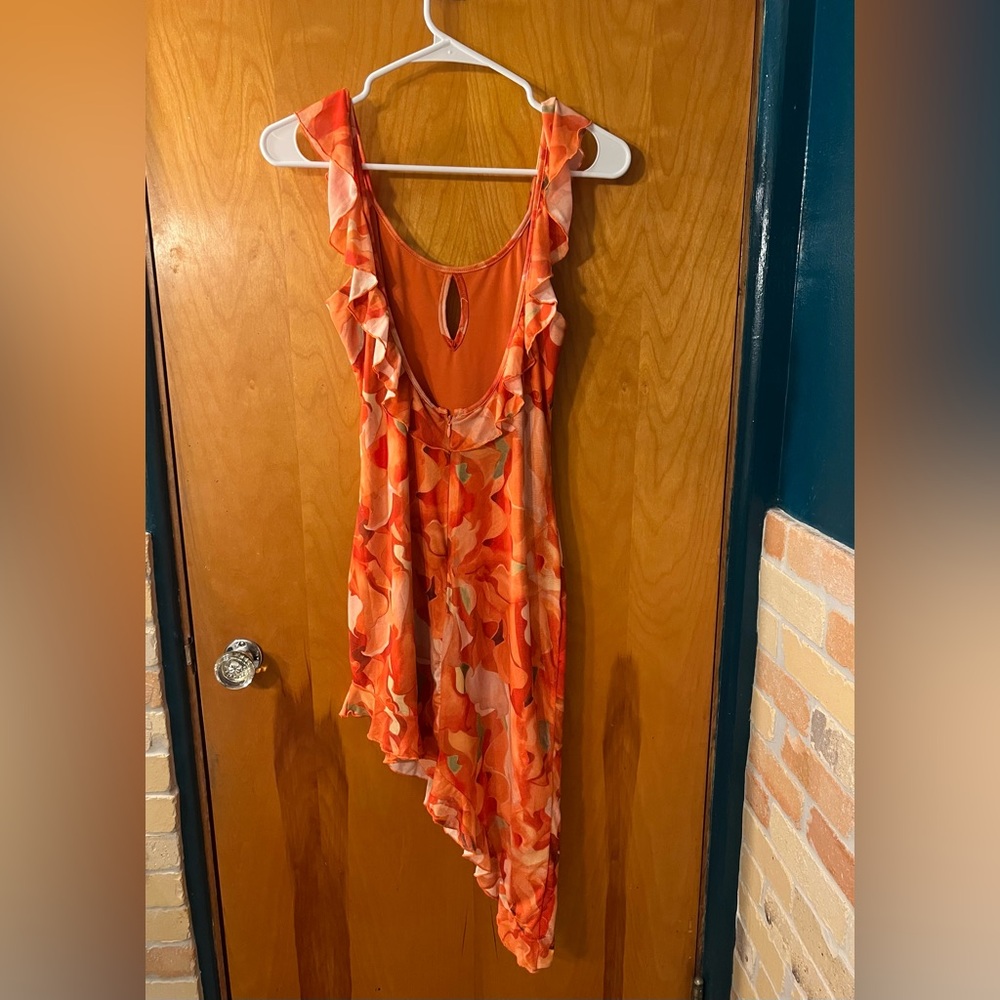 Valentina Asymmetrical Dress in Orange Multi
MORE TO COME - Picture 3 of 6